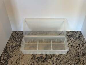 Alpha 3-Clear Plastic Organizing Holds 15 cassette tapes